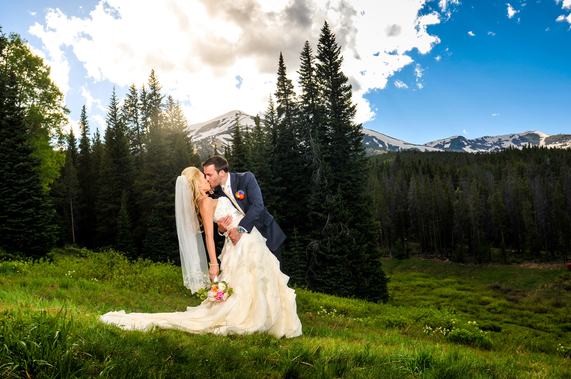 Rustic Mountain Wedding in Keystone Colorado